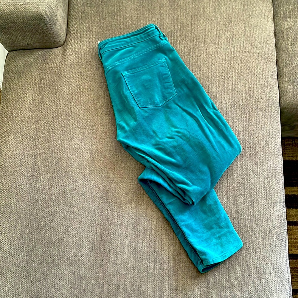 Teal Corduroy Pants